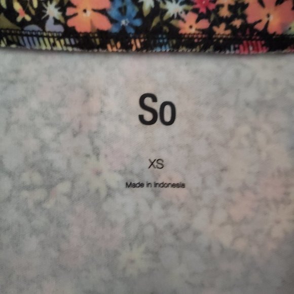 SO Women's Floral Zip Front Flared Mini Skirt - Picture 4 of 7